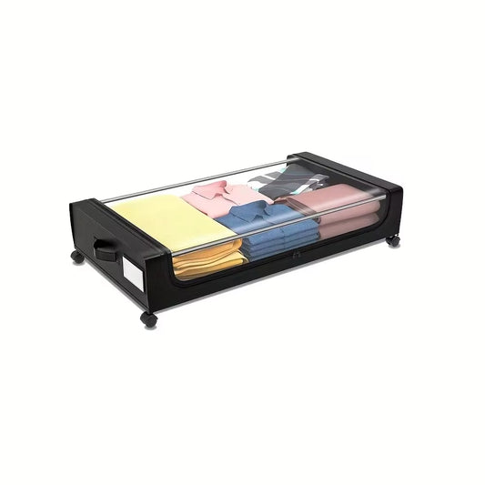 Organisateurs pliables sous lit avec roulettes