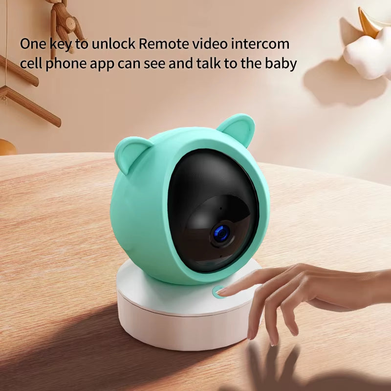 5 "Tuya Baby Monitor 2K High Definition Wifi Remote Mobile APP Control Up, Down, Left and Right Rotation Gimbal Camera